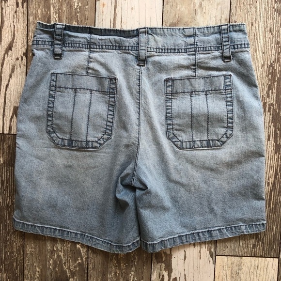 Vintage Faded Glory High Waist Mom Jeans Denim Shorts Size 10 - Picture 6 of 7